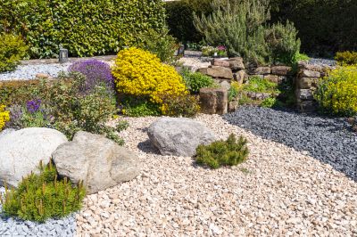 Landscape Gravel Installation